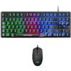 Mars Gaming MCPTKLPT, Lingua Portoghese, RGB Combo Tastiera & Mouse 3200DPI, TKL Design