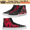 VANS Stranger Things × Vans SK8-Hi Reissue Stranger Black VN0A2XSBY09 Taglia Uomo