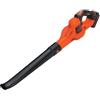 BLACK+DECKER Soffiatore batteria Black & Decker GWC1820PC-QW arancione