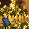 Ninonly Catena Luminosa Solare, 14m 120 LED Luci Fiori di Ciliegio Esterno, 8 Mo
