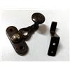 TAVELLINO CHIUSURA A LEVA CON INCOTRO ALTEZZA MM. 25/30 OTTONE BRONZATO