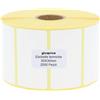 Gicaprice Etichette Termiche Bianche 50x30 mm - Rotolo da 2000 Pezzi con Anima da