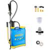 Matabi - Spruzzatore Manuale a Pressione - Solforatrice 12L - Lancia in Fibra e Ugello Resistente - Nebulizzatore con Regolatore di Pressione - Cinghie Imbottite - Super Green 12 - Prodotto in UE
