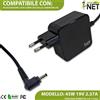 New Net Alimentatore compatibile con Acer TravelMate B1 B114-21 19V 2.37A 45W