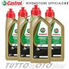CASTROL 4L OLIO CASTROL POWER1 RACING 2T LUBRIFICANTE MISCELA 2 TEMPI 100% SINTETICO
