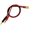Confezione Doppia 30cm 16AWG Per XT30 A 4.0mm Cavi di Ricarica Banana per RC