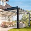 WLBXDRZK Telo protettivo trasparente con occhielli (1x3m) | Telo in PVC