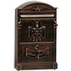 Domus 2151/B Cassetta Postale, Alluminio Pressofuso, Bronzo (i3G)