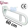 GOMAN Maniglione Goman 60 cm barra ribaltabile con portarotolo - ausilio disabili