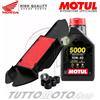 MOTUL - BANDO KIT TAGLIANDO HONDA SH 125 2001 2002 2003 2004 OLIO MOTUL FILTRO RULLI SH125