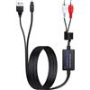 Does not apply Convertitore Audio Digitale Ad Analogico SPDIF a RCA Converte DAC Ottico Toslink