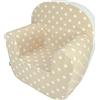 Baby Idea poltroncina bimbo sfoderabile stelle beige 50x50 cm