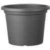 DEROMA Vaso cilindro farnese plastica Deroma antracite 40cm