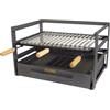 IMEX 71480.0 Cassetto Barbecue Con Griglia, Nero, 46 X 41 X 35 Cm