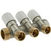 TDM Collettore di distribuzione TDM con valvola di chiusura bianco 3/4 x 1/2 3 vie
