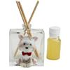 DLM Bomboniere DLM-A369 Bomboniere 6 Profumatori in vetro con Cane x battesimo comunione