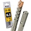 Amboss Werkzeuge Punta SDS Plus per trapano a percussione con 4 taglienti PGM Ø 6,5 mm x