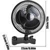 Ventilatore Con Clip per Tenda Da Coltivazione Con Spina Europea Con Funzione Os