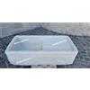 MONDO ARTISTICA Lavandino Lavabo Vasca Da Esterno L. 80x40 Cm In Cemento Per Cucina Giardino