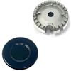 Ariston Indesit Bruciatore semirapido medio + piattello spartifiamma cucina Ariston Indesit