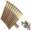 Walfront 10Pcs Bulloni Per Mobili M6 In Acciaio Viti per Montaggio Lettino Pali Con