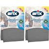 Arix | Panno In Microfibre per Vetri con Antibatterico, 32x31 cm, Panno Pulizia Vetri Double Face Pulizia Specchi, Cristalli e Superfici Lucide, Microfibre Multiuso per Pulire le Superfici In Vetro