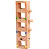 Pista Portatile in Legno per Biglie, Adatta a Bambini Dai 3 Anni in Su.