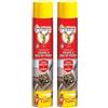 PROTEMAX PESTNET SNIDO - 1 pz Insetticida a Lungo Raggio per Vespe e Calabroni 4 m - Spray per Insetti e Nidi di Vespe 750 ml - Azione Abbattente e Residua - Pronto (Confezione da 2)