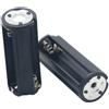 Eurowagens 3x AAA Batteria Supporto per Case 3 X 1.5V Torcia Elettrica Batte