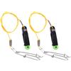 Eurowagens 2 Pz Grip Plus Line Release Clip Stacker Per Downrigger Da 17 Pollici