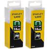 STANLEY, CONF 1000 GRAFFETTE TIPO G MM14 1-TRA709T (Confezione da 2)