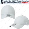 New Era Macchina da scrivere New Era 9FORTY macchina da scrivere in cotone, grigio ba...