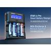 XTAR caricabatterie XTAR L4pro per pile ricaricabili AA & AAA litio 1,5v o nimh 1,2v