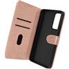 Avizar, Custodia per Xiaomi 12 Lite, Portacarte e Funzione Supporto, Rosa