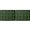 APS 60585 - Tovaglietta in silicone, lavabile, antimacchia e antiscivolo, 45 x 33 cm, 1 pezzo, colore: Verde scuro (Confezione da 2)