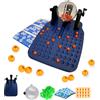 giocoscuolaregalo Tombola 48 Cartelle con Bussolotto Girevole Gioco Bingo Lotto Tombola Automatica