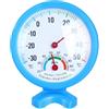 Eurowagens 2 IN 1 Temperatura Umidità Monitor Calibro per Casa Camera Esterno Uffici ABS