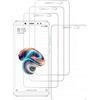 [4 Pezzi] VETRO TEMPERATO PER XIAOMI REDMI NOTE 5 PLUS PELLICOLA PROTEGGI LCD 5+