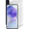 [4 Pezzi] VETRO TEMPERATO PER SAMSUNG GALAXY A55 5G PELLICOLA PROTEGGI SCHERMO