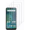 [4 Pezzi] VETRO TEMPERATO PER XIAOMI MI A2 PELLICOLA PROTEGGI SCHERMO DISPLAY