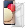 [4 Pezzi] VETRO TEMPERATO PER SAMSUNG GALAXY A02S PELLICOLA PROTEGGI SCHERMO LCD
