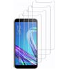 [4 Pezzi] VETRO TEMPERATO PER ASUS ZENFONE MAX PRO M1 ZB601KL PELLICOLA DISPLAY