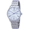 Citizen Abito Automatico Quadrante Bianco Acciaio Inox NH8350-59B 50M da Uomo