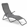 Marvin LETTINO BASCULANTE GIARDINO SDRAIO OSCILLANTE ACCIAIO TEXTILENE RELAX GRIGIO