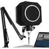 Microfono in Schiuma Portable Vocal Booth Recording Wind Screen