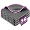 Panni Magic Microfibra Carbonio 400 GSM, Asciugamani Senza Aloni Catturapolvere