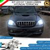ESL KIT MONO LED H7 AL QUARZO 360° HYUNDAI TERRACAN 13600 LUMEN 6500K BIANCO