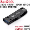 Chiavetta USB 3.0 Sandisk Ultra Shift 32 64 128 256 512GB Unità Flash Pendrive