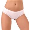 JADEA 6 Pezzi Slip Perizoma Donna 519 Jadea in Cotone Modal con Inserti in Pizzo