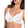 SIELEI Reggiseno Donna Sielei 942 Con Ferretto e Coppe in pizzo - Coppa C - D